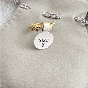 14k Gold Freida Rothman Double Ring